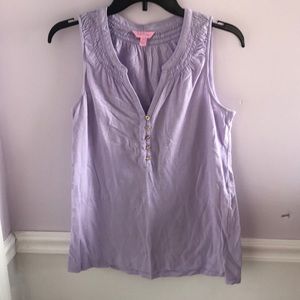 Lily Pulitzer Purple Shortsleeved Top